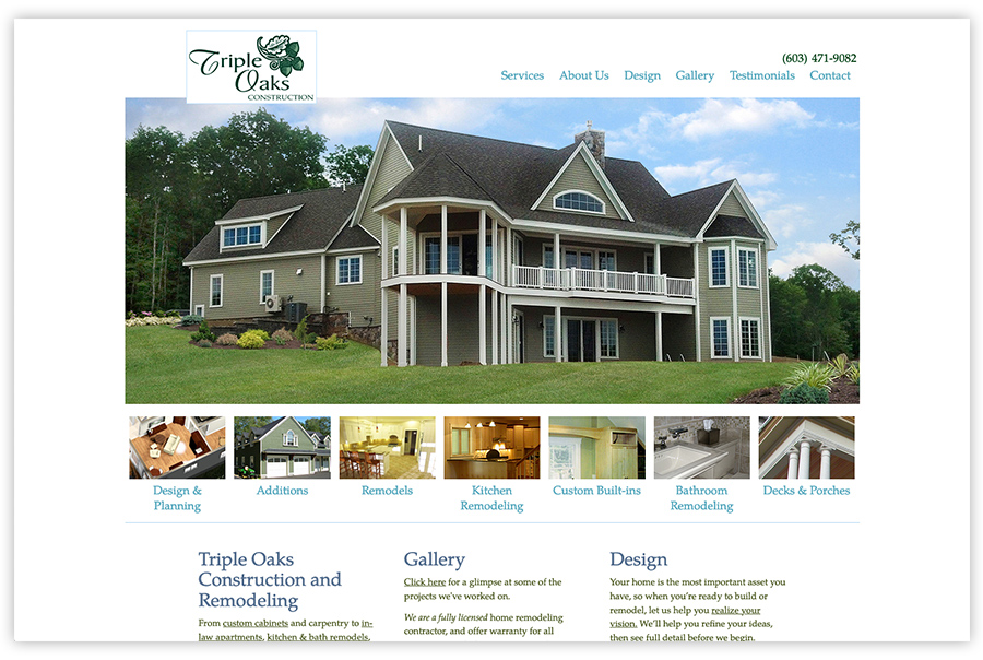 tripleoaksconstruction.com